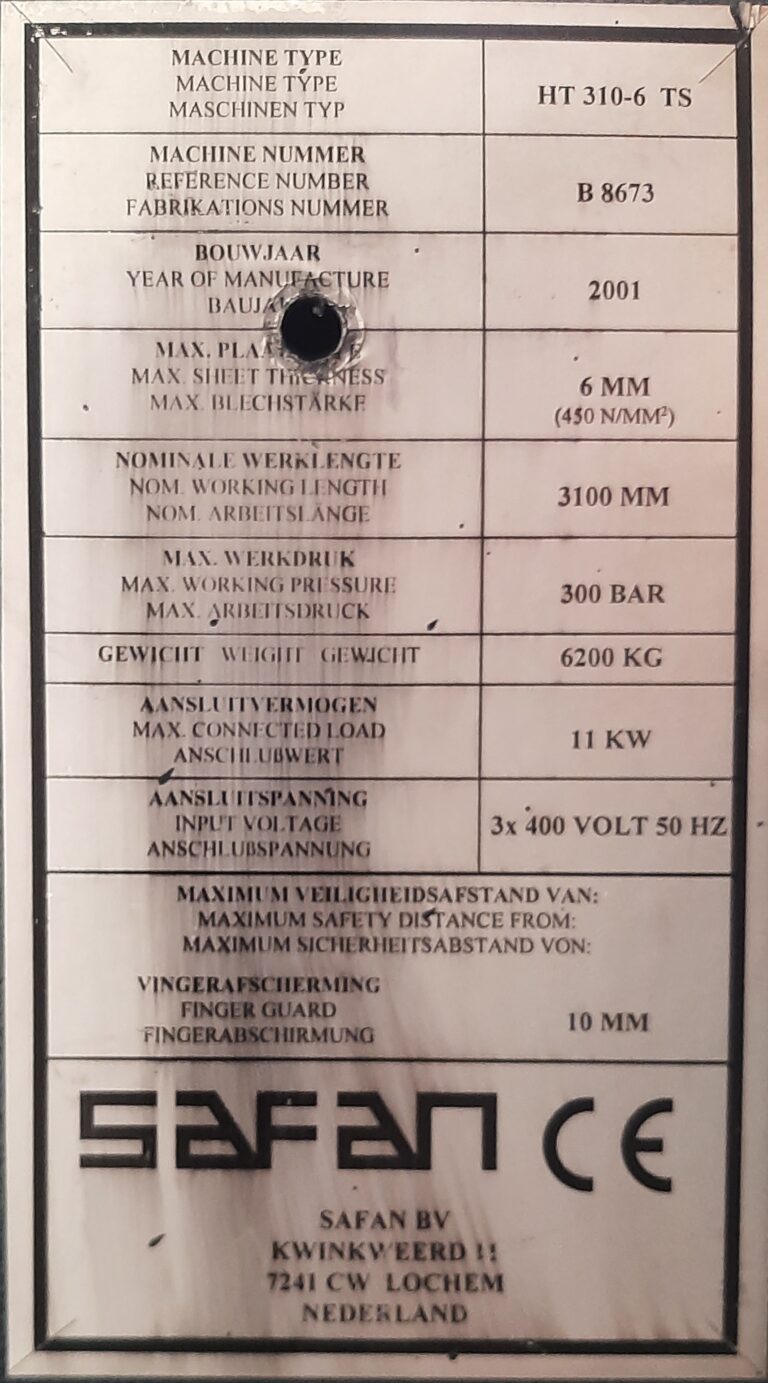 Safan HT schaar