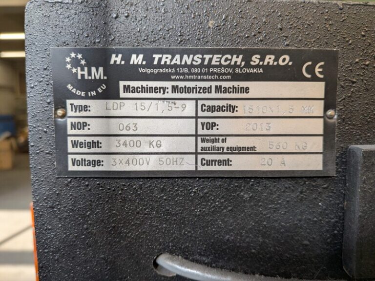 kniplijn HM Transtech